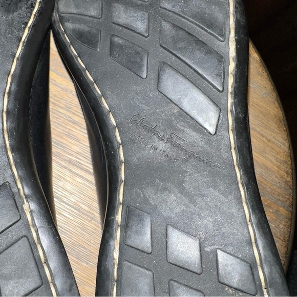 Salvatore Ferragamo Black Leather Loafers - Picture 9 of 10